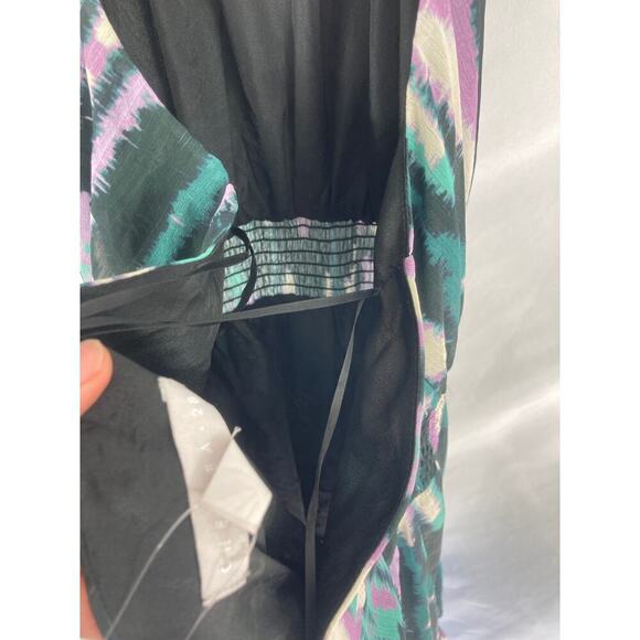 NWT Chelsea28 Abstract Print Halter Tiered dress Size XL - Picture 4 of 7